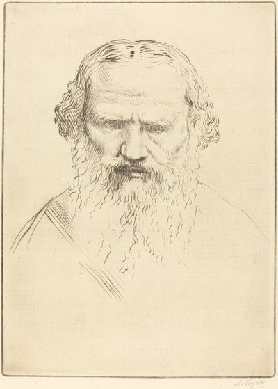 トルストイ。 作： Alphonse Legros