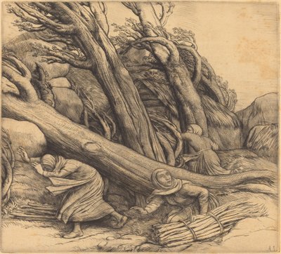 竜巻ル・タイフォン。 作： Alphonse Legros