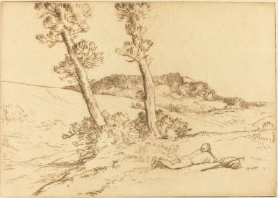 草の上に寄りかかる旅人 草の上に寄りかかる旅人。 作： Alphonse Legros