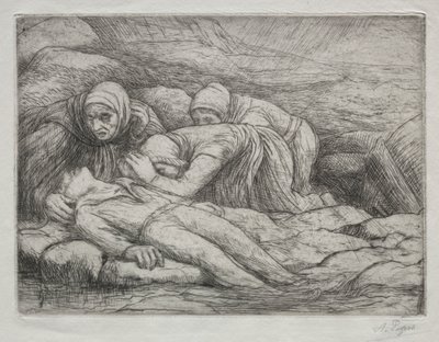 Triumph of Death: 船員一家の死 作： Alphonse Legros
