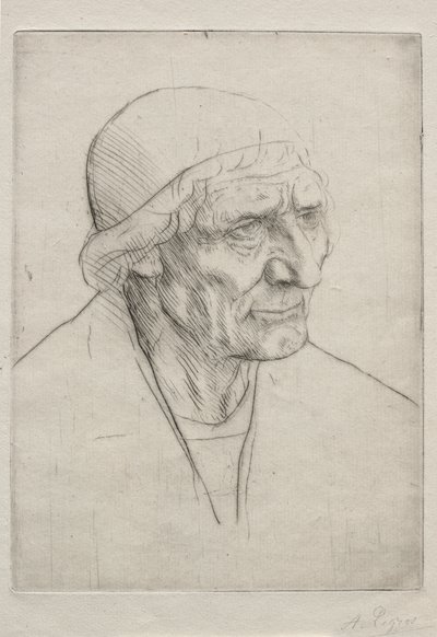祝福の頭 作： Alphonse Legros