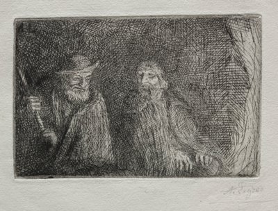 二人の羊飼い 作： Alphonse Legros