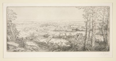 ブルゴーニュの谷 (ブルゴーニュの谷) 作： Alphonse Legros