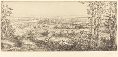 ブルゴーニュの谷 ブルゴーニュの谷。 作： Alphonse Legros