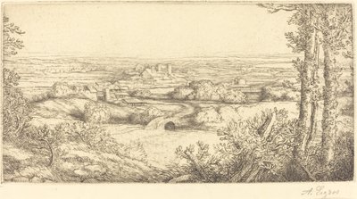 ブルゴーニュの谷 ブルゴーニュの谷。 作： Alphonse Legros