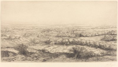 ブルゴーニュの谷 ブルゴーニュの谷。 作： Alphonse Legros