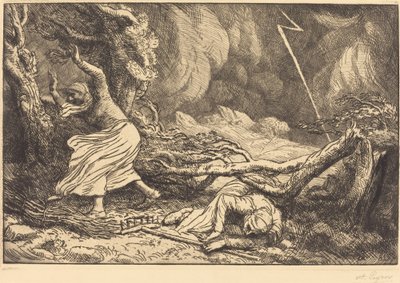 稲妻の犠牲者 稲妻の犠牲者。 作： Alphonse Legros