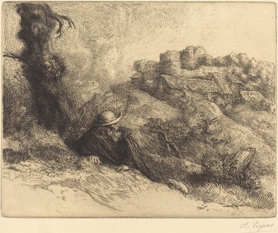 シャトー シャトー デ レヴナンツのビュー。 作： Alphonse Legros