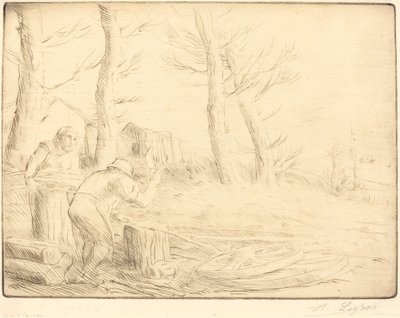 ホイールライト Un charron。 作： Alphonse Legros