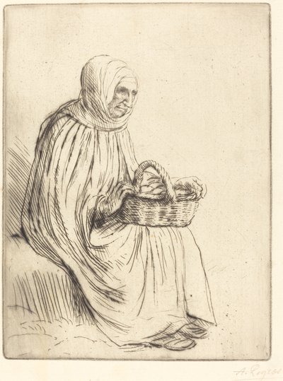 市場の女 作： Alphonse Legros