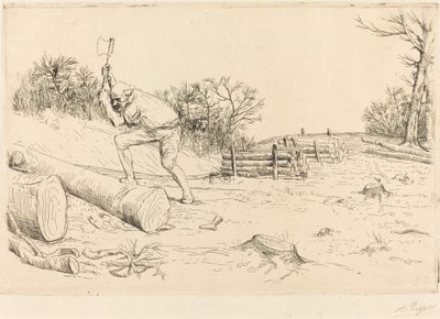 木こり 木こり。 作： Alphonse Legros