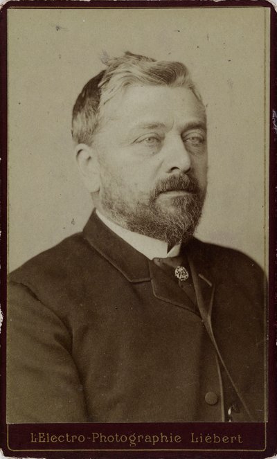 ギュスターヴ・エッフェルの肖像 1832～1923年頃 1886-1890。 作： Alphonse Liebert