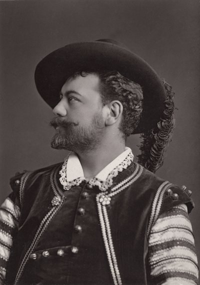 ヴィクトル・モーレル（1848-1923）の肖像 モーツァルトのドン・ジョヴァンニ役のフランス人バリトン歌手 - 撮影はアルフォンス・ジャスティン・リーバート（1827-1914）。 作： Alphonse Liebert