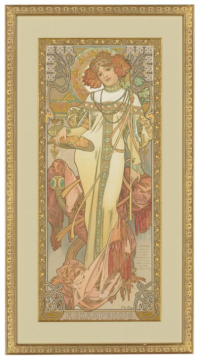 四季：1900年秋 作： Alphonse Mucha