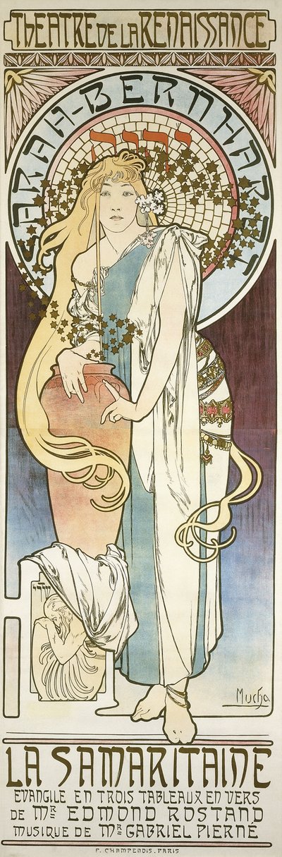 サマリア人、1897 作： Alphonse Mucha