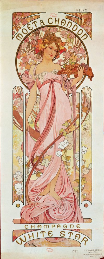  作： Alphonse Marie Mucha