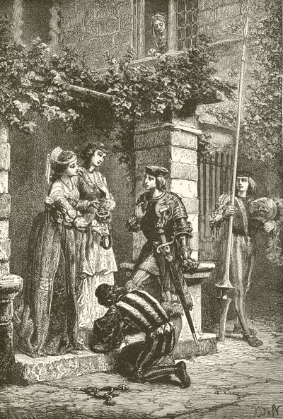 ベリア、ブレシアの女性を辞任 作： Alphonse Marie de Neuville