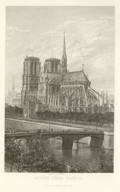 ノートルダム、パリ 作： Alphonse Marie de Neuville