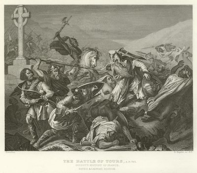 ツアーの戦い、AD 732 作： Alphonse Marie de Neuville