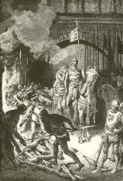 アシドの処刑を命じるシド 作： Alphonse Marie de Neuville