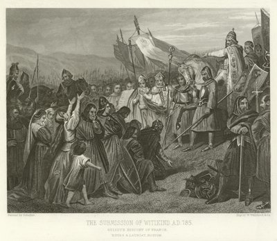 Witikind、AD 785の提出 作： Alphonse Marie de Neuville