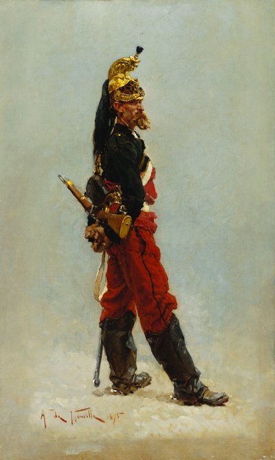 ドラゴン、1875 作： Alphonse Marie de Neuville