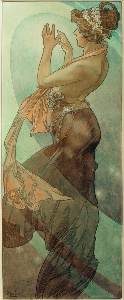 イブニングスター 作： Alphonse Mucha