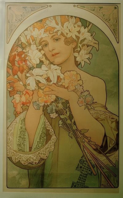 ブルーメン 作： Alphonse Mucha