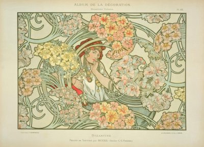 ビザンチン 作： Alphonse Mucha