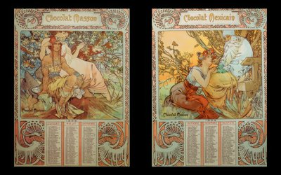 マッソンチョコレート 作： Alphonse Mucha