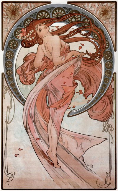 次のアーティストによるアート作品： Alphonse Mucha