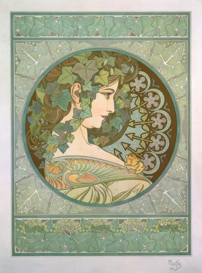 ツタ 作： Alphonse Mucha
