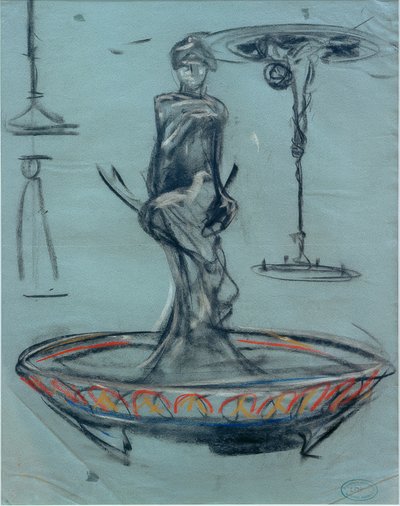 噴水のデザインとスケッチ 作： Alphonse Mucha