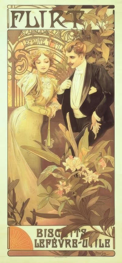 浮気 作： Alphonse Mucha