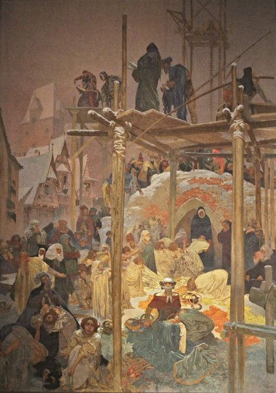 Jan Milic z Kromerize The cycle The Slav Epic 作： Alphonse Mucha