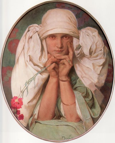 ヤロスラヴァ、1920 作： Alphonse Mucha