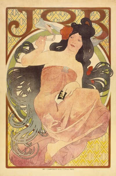  作： Alphonse Mucha