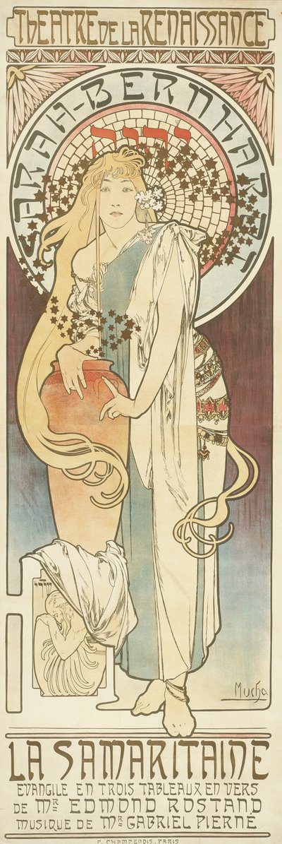 サマリア人、1897 作： Alphonse Mucha