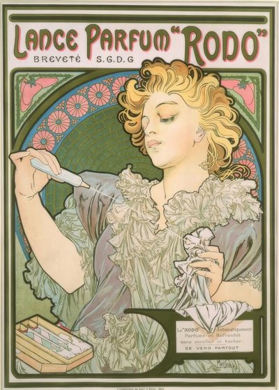ランスパルファムスキージ 作： Alphonse Mucha