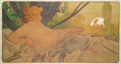 夜明け 作： Alphonse Mucha