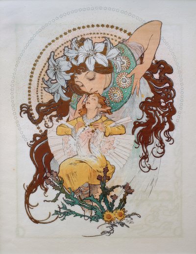R.デ・フラーズ、イルゼ／イル・ヴ・ミュシャ 作： Alphonse Mucha