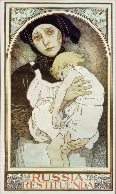 ロシアの復活 作： Alphonse Mucha