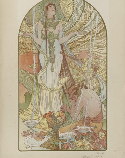 サランボ 作： Alphonse Mucha