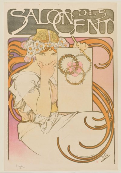  作： Alphonse Mucha