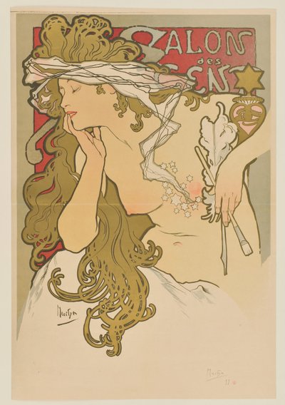  作： Alphonse Mucha