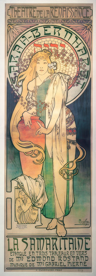 サラ・ベルナール - La Samaritaine 作： Alphonse Mucha