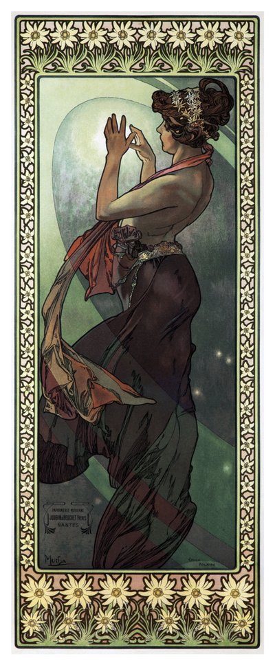 星です。月」です。 作： Alphonse Mucha