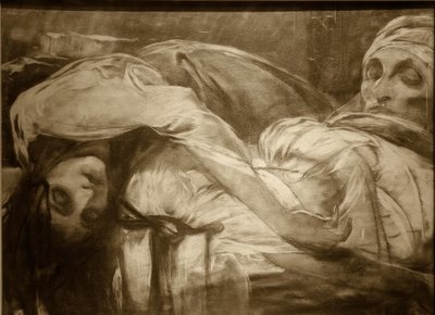 ハサナガの花嫁の死 作： Alphonse Mucha