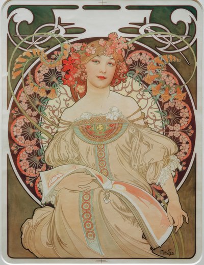 ドリーミング 作： Alphonse Mucha
