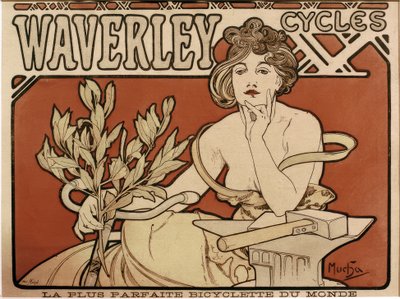 Waverley Cycles 作： Alphonse Mucha